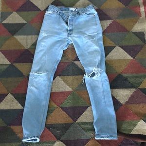 Re/Done light washed jeans